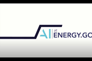 screen shot of AI at energy.gov logo