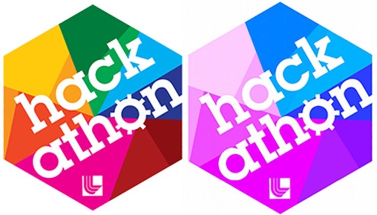 generic and winter hackathon logos side by side
